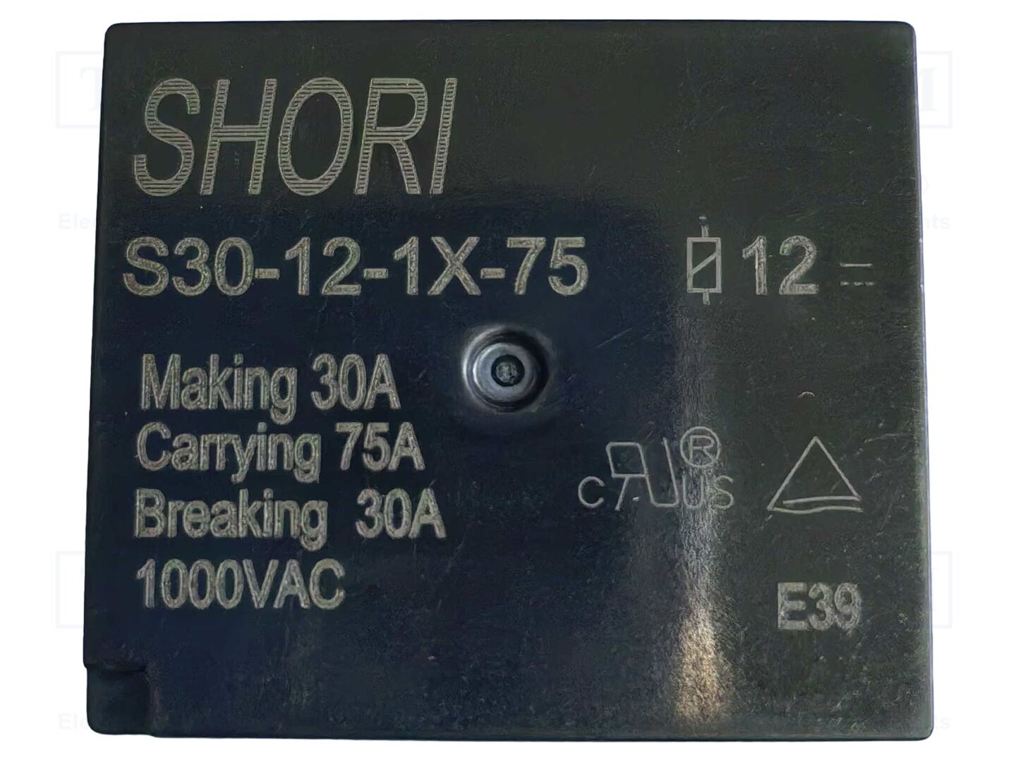 SHORI ELECTRIC S30-24-1X-75 Sähkömagneettinen rele 24VDC