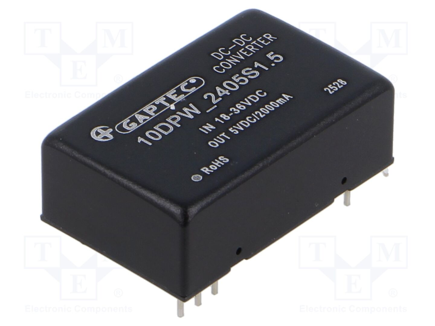 GAPTEC Electronic 10DPW-2405S1.5 DC/DC-muunnin 10W