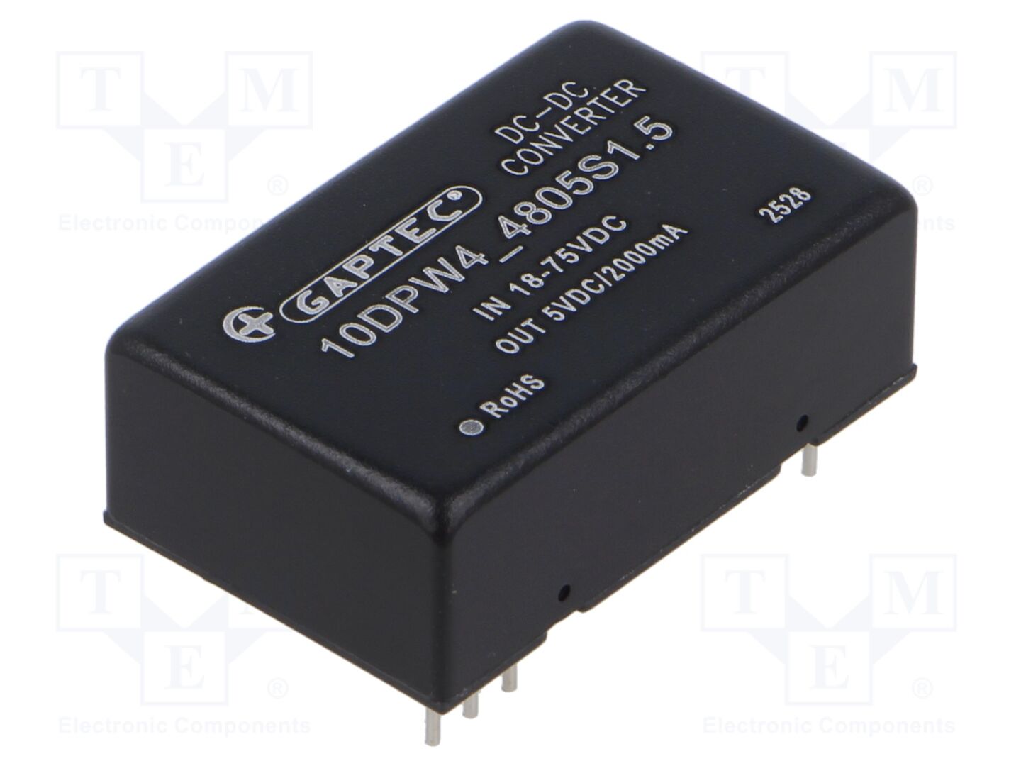 GAPTEC Electronic 10DPW-4805S1.5 DC/DC-muunnin 10W