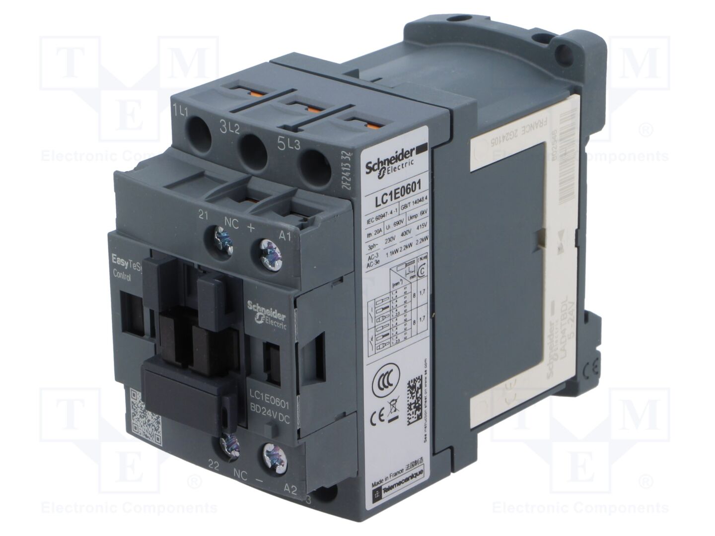 SCHNEIDER ELECTRIC LC1E0601BD Kontaktori 24VDC