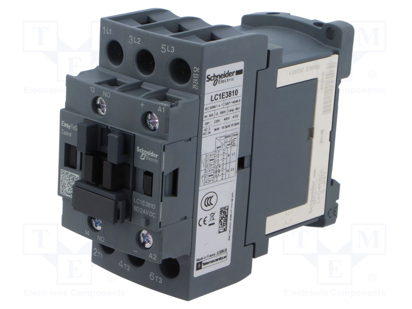 SCHNEIDER ELECTRIC LC1E3810BD Kontaktori 38A, 24VDC