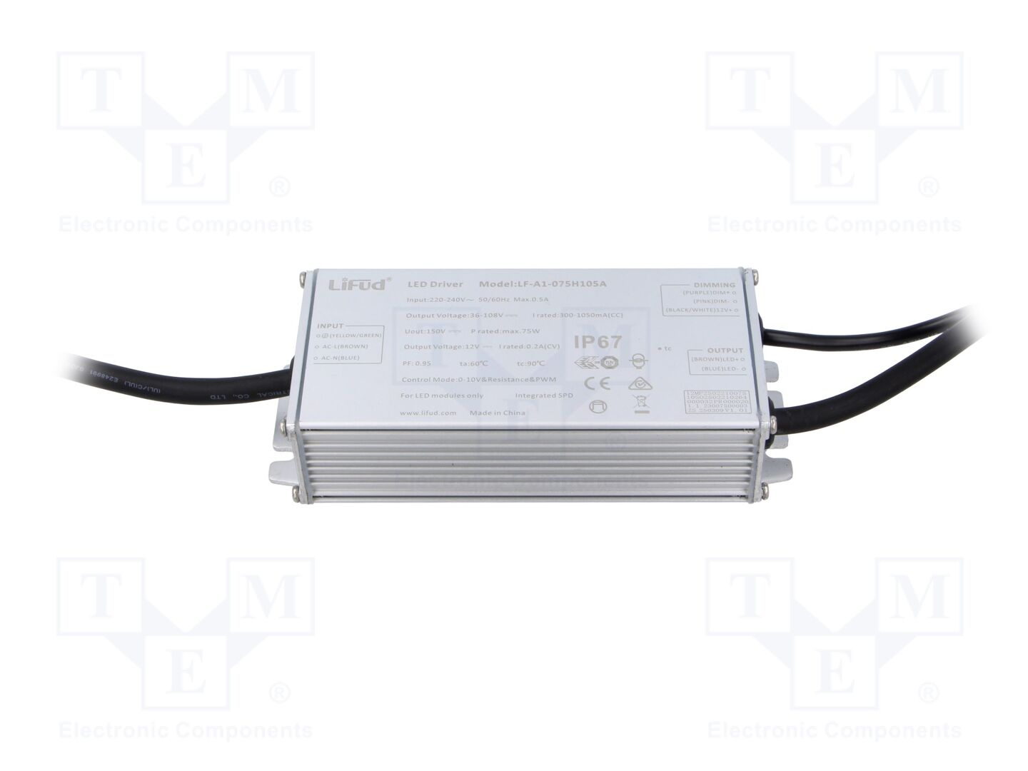 Lifud LF-A1-075H105A LED-verkkolaite 75W 36-108VDC