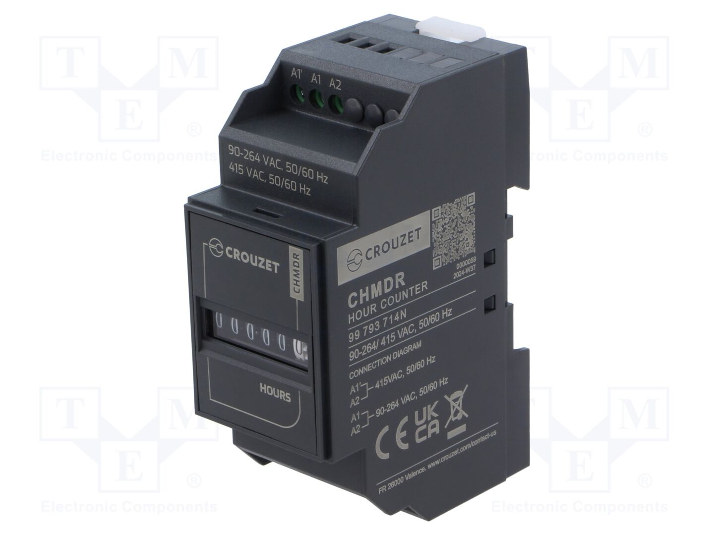 CROUZET 99793714N Tuntilaskuri electromechanical