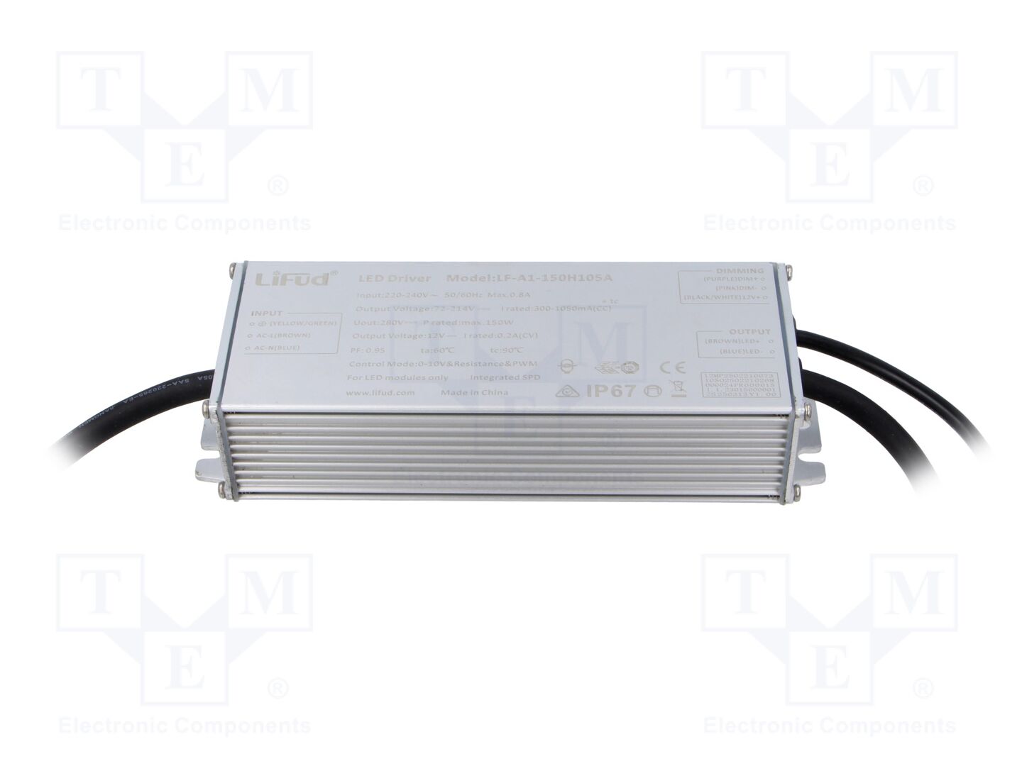 Lifud LF-A1-150H105A LED-verkkolaite 150W 72-214VDC