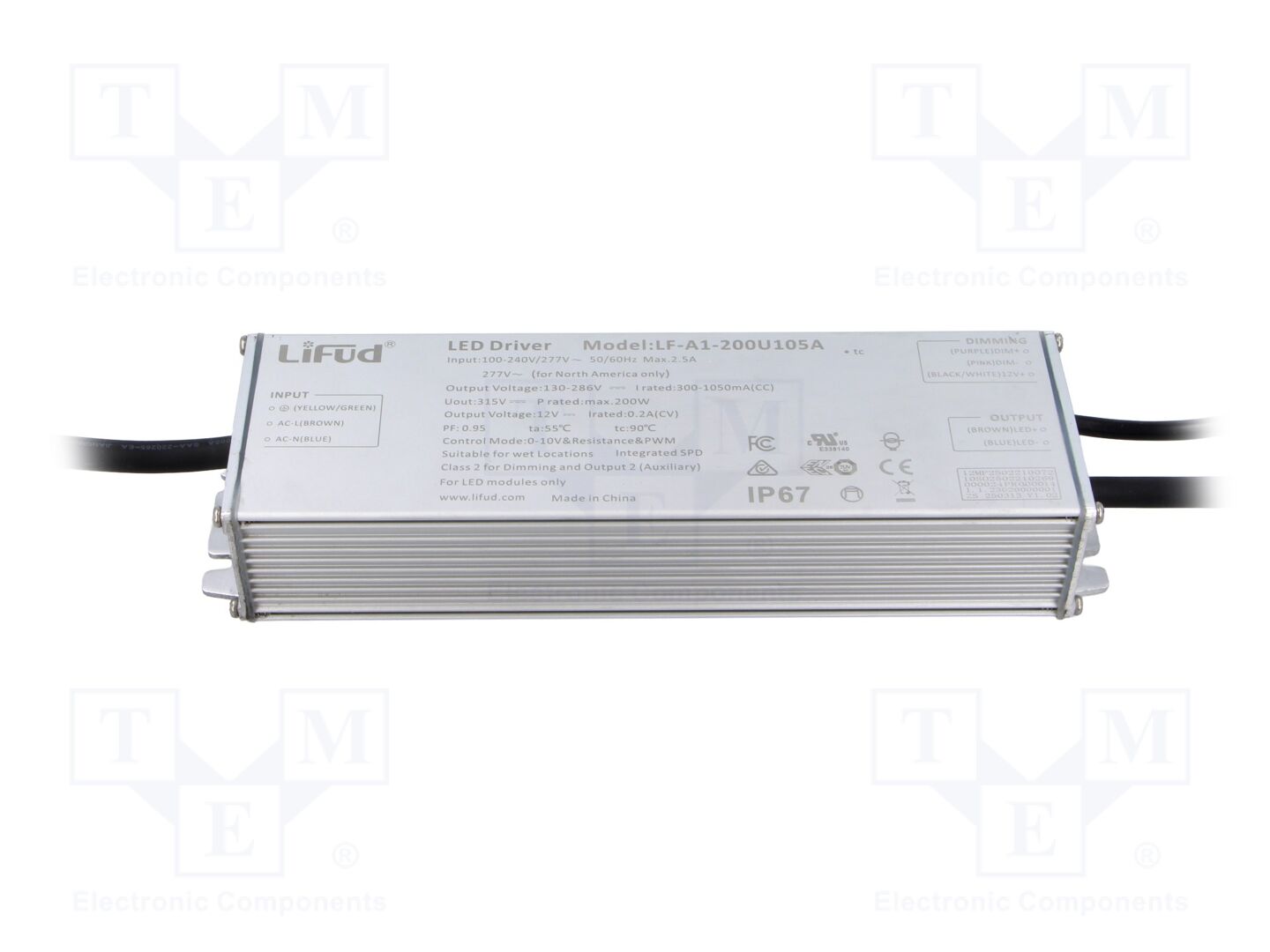 Lifud LF-A1-200U105A LED-verkkolaite 200W 130-286VDC