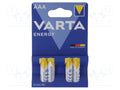 VARTA BAT-LR3X4BLENERGYV alkaliparisto AAA 1,5V (50 kpl erä)