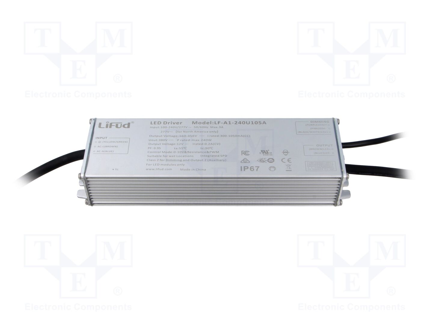 Lifud LF-A1-240U105A LED-verkkolaite 240W 160-356VDC