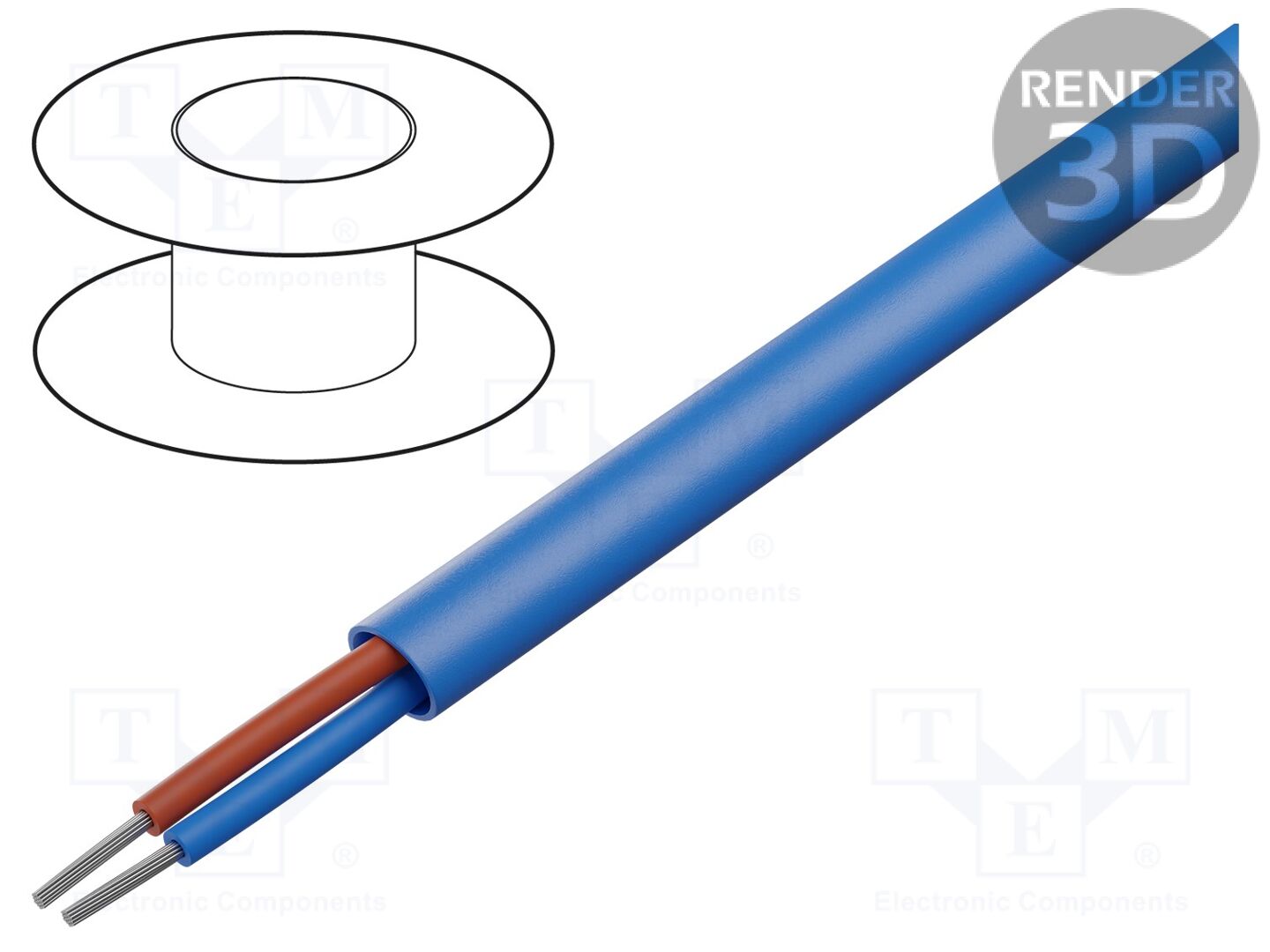 HELU 48215 Kompensointijohto 2x0,5 mm2