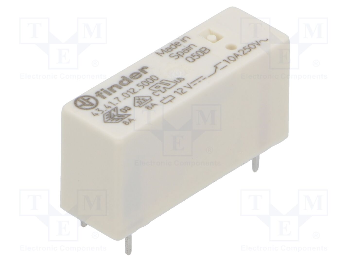 FINDER 43.41.7.012.5000 Elektromagneettinen rele 12VDC