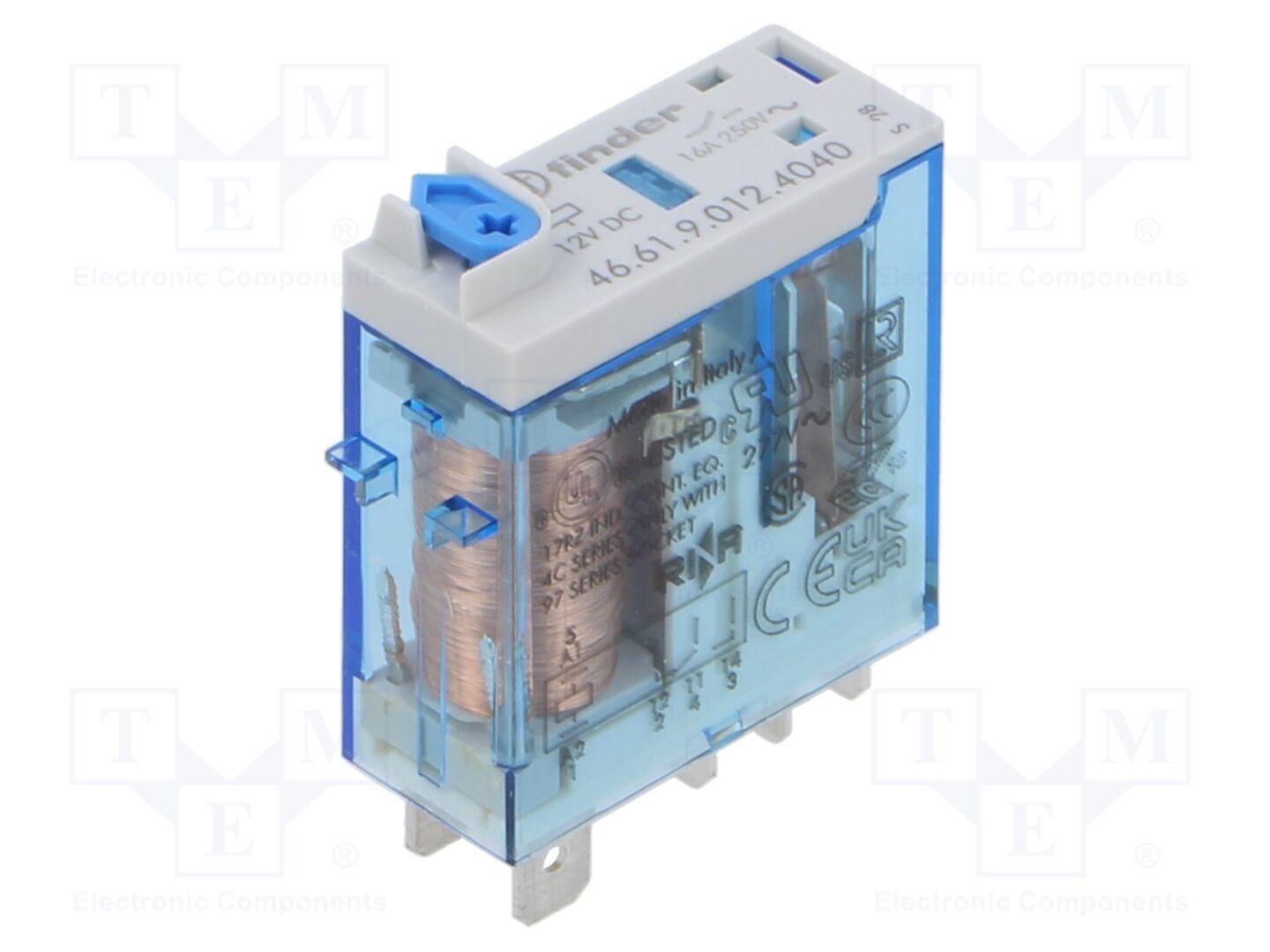 FINDER 46.61.9.012.4040 Sähkömagneettinen rele 12VDC