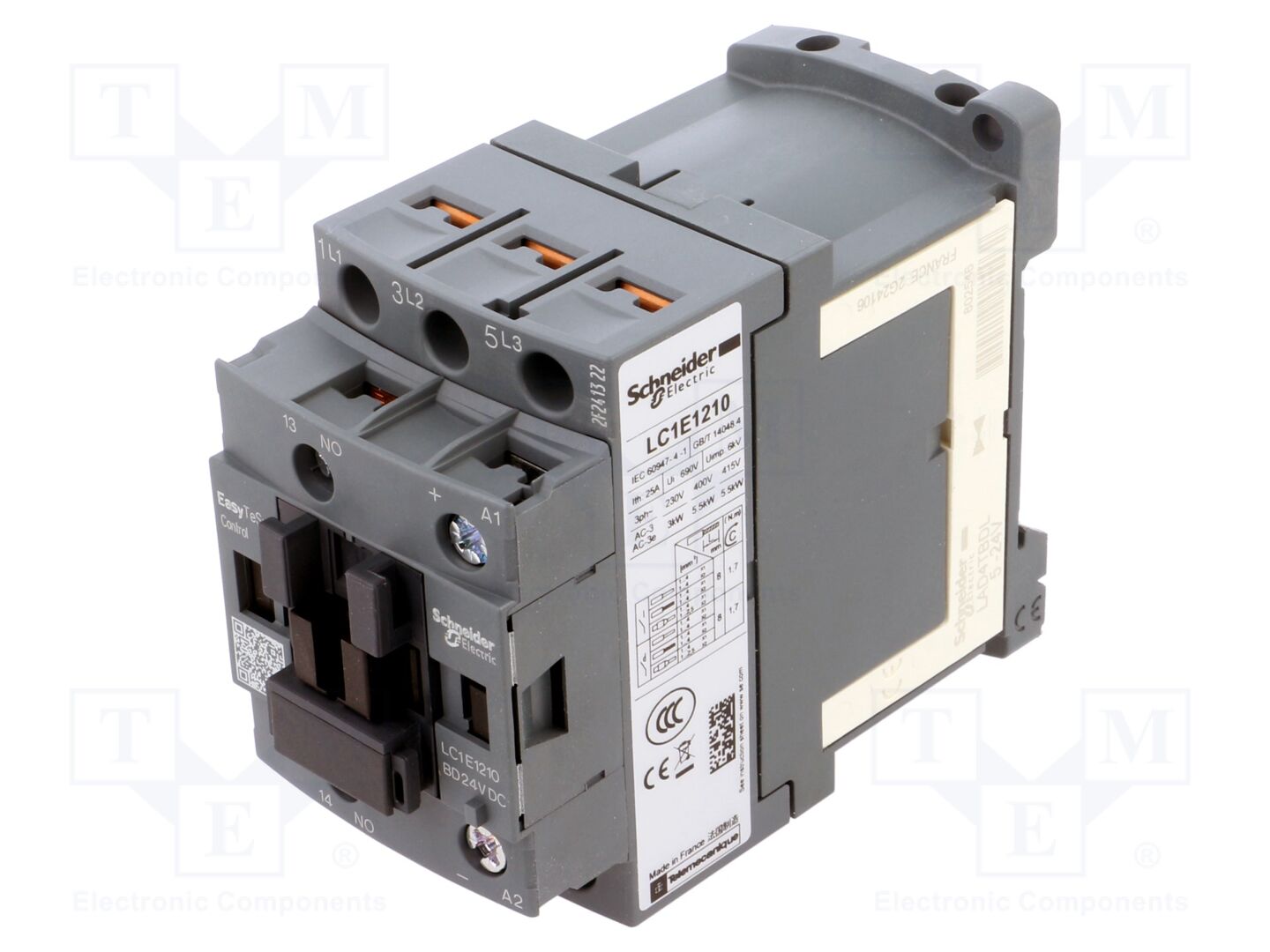 SCHNEIDER ELECTRIC LC1E1210BD Kontaktori 24VDC 12A