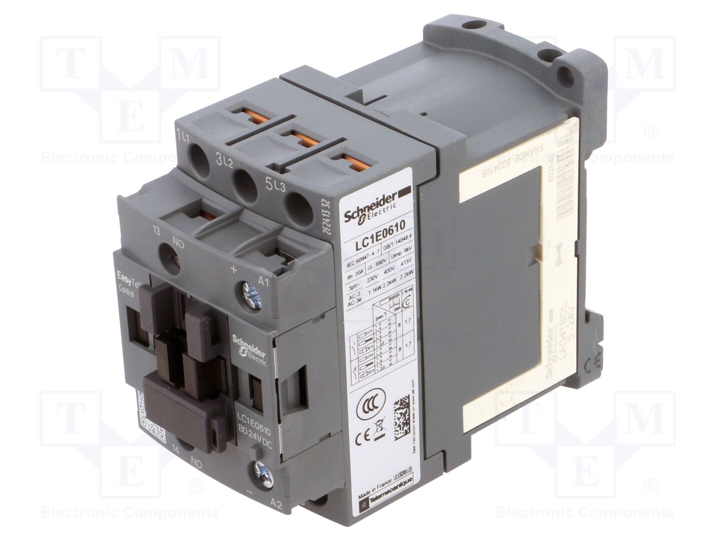 SCHNEIDER ELECTRIC LC1E0610BD Kontaktori 24VDC