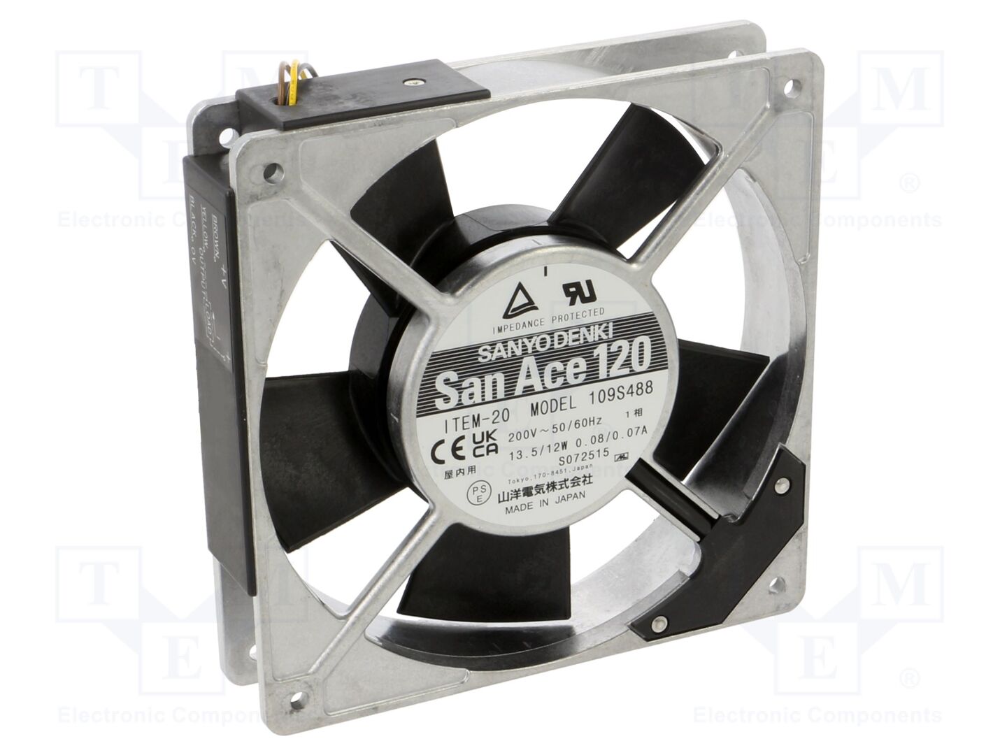 SANYO DENKI 109S488-20 AC-tuuletin 200VAC