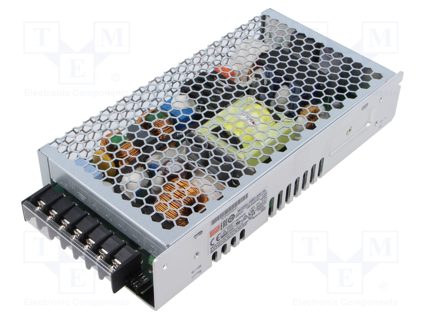MEAN WELL HRP-200-36 Kytkinlähde 205,2W 36VDC DIN-kiskoon