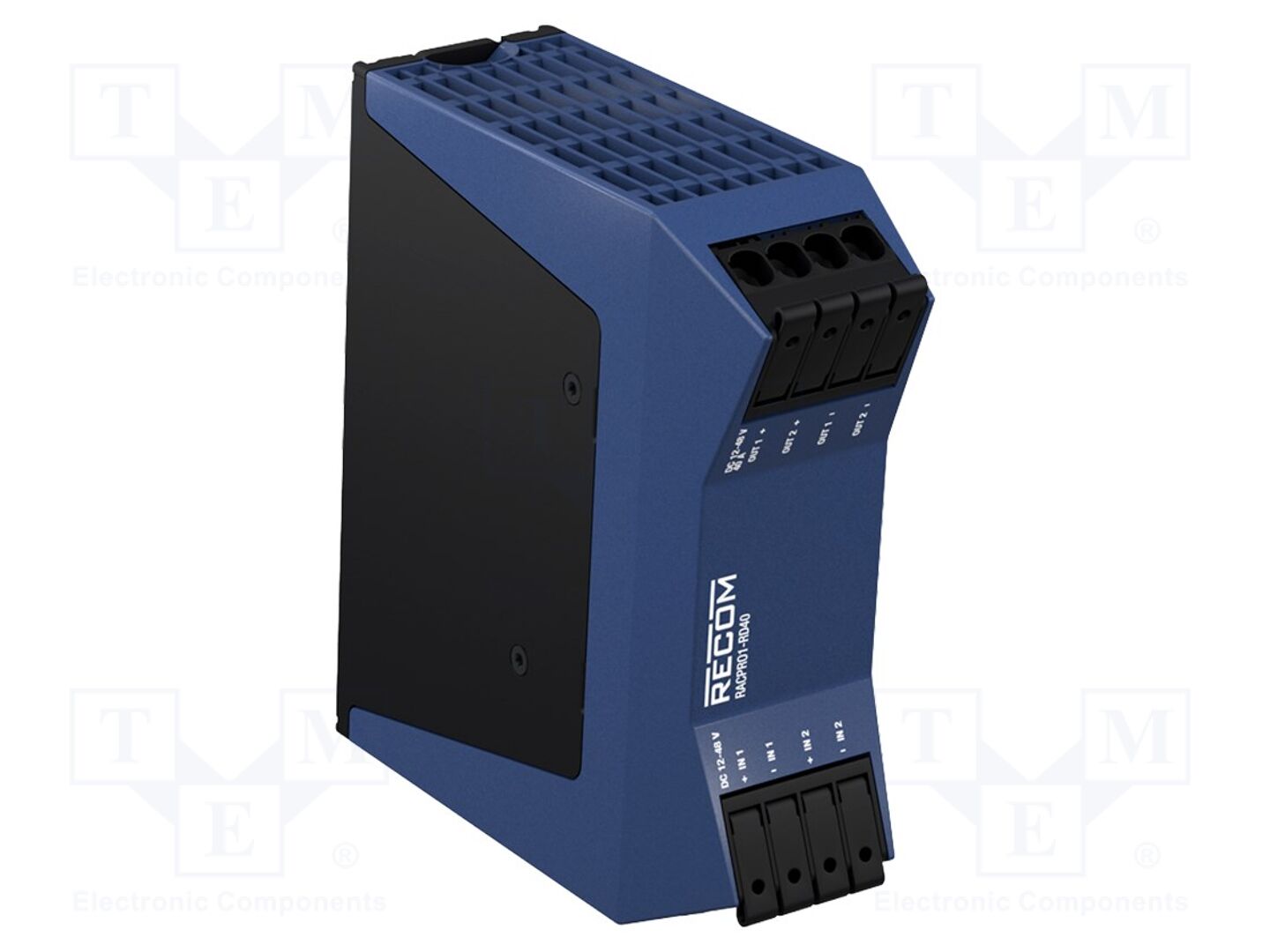 RECOM RACPRO1-RD40 Redundanssimoduuli DIN-kiskoon 40A 12-48VDC
