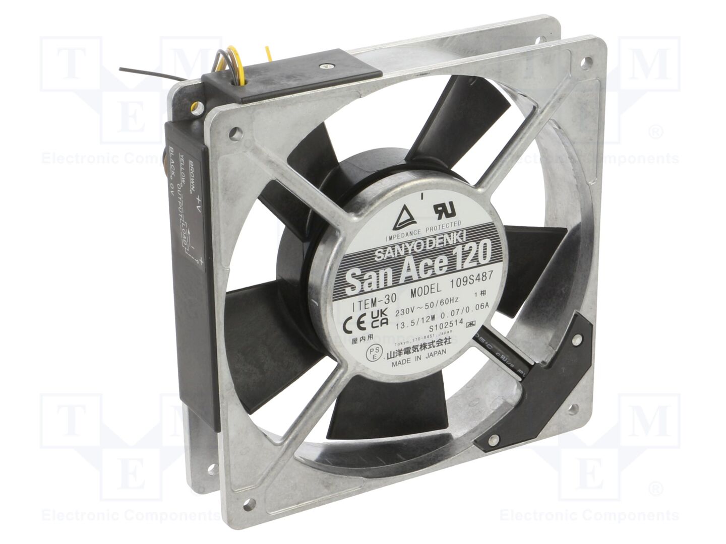 SANYO DENKI 109S487-30 Aksiaalituuletin 230VAC