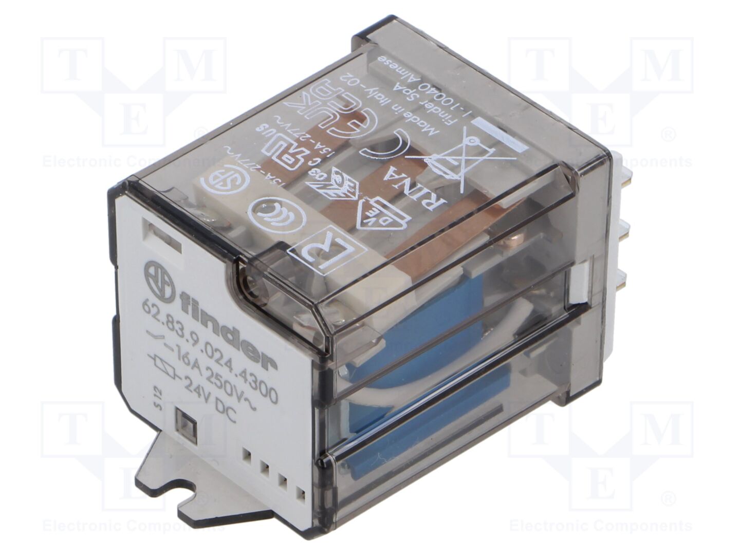 FINDER 62.83.9.024.4300 Sähkömagneettinen rele 24VDC
