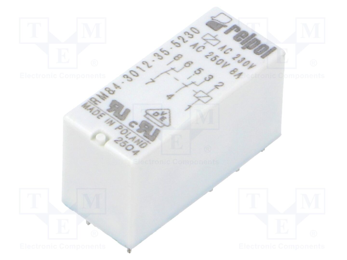 RELPOL RM84-3012-35-5230 Sähkömagneettinen rele 230VAC