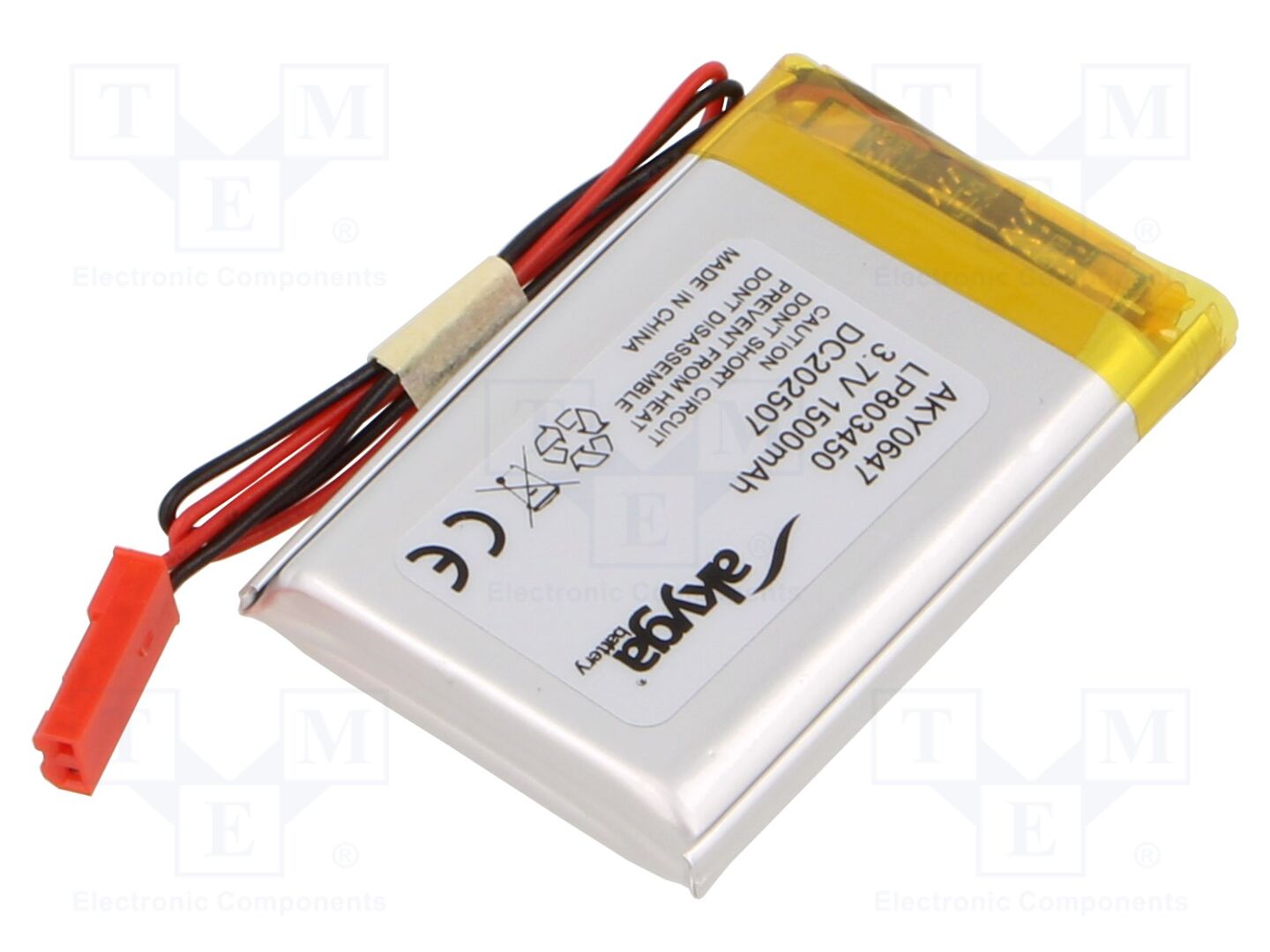AKYGA BATTERY AKY-LP803450 Li-Po-akku 3.7V 1500mAh