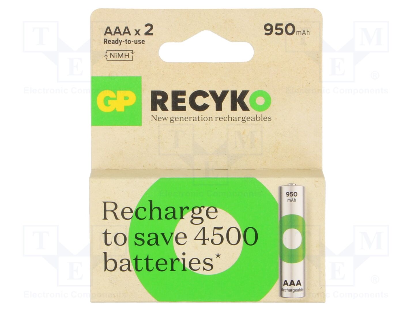 GP ACCU-R3/1000REGPB2 Ladattava akku 1.2V