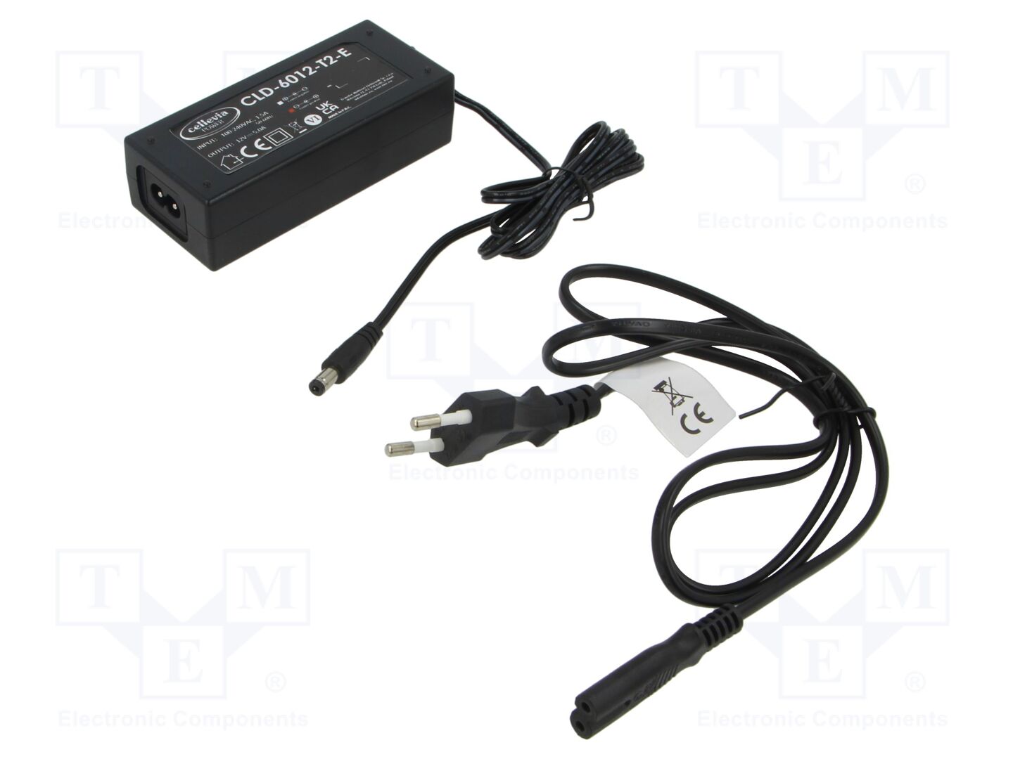 CELLEVIA POWER CLD-6012-T2-E25 Kytkinmuuntaja 12VDC 5A 60W