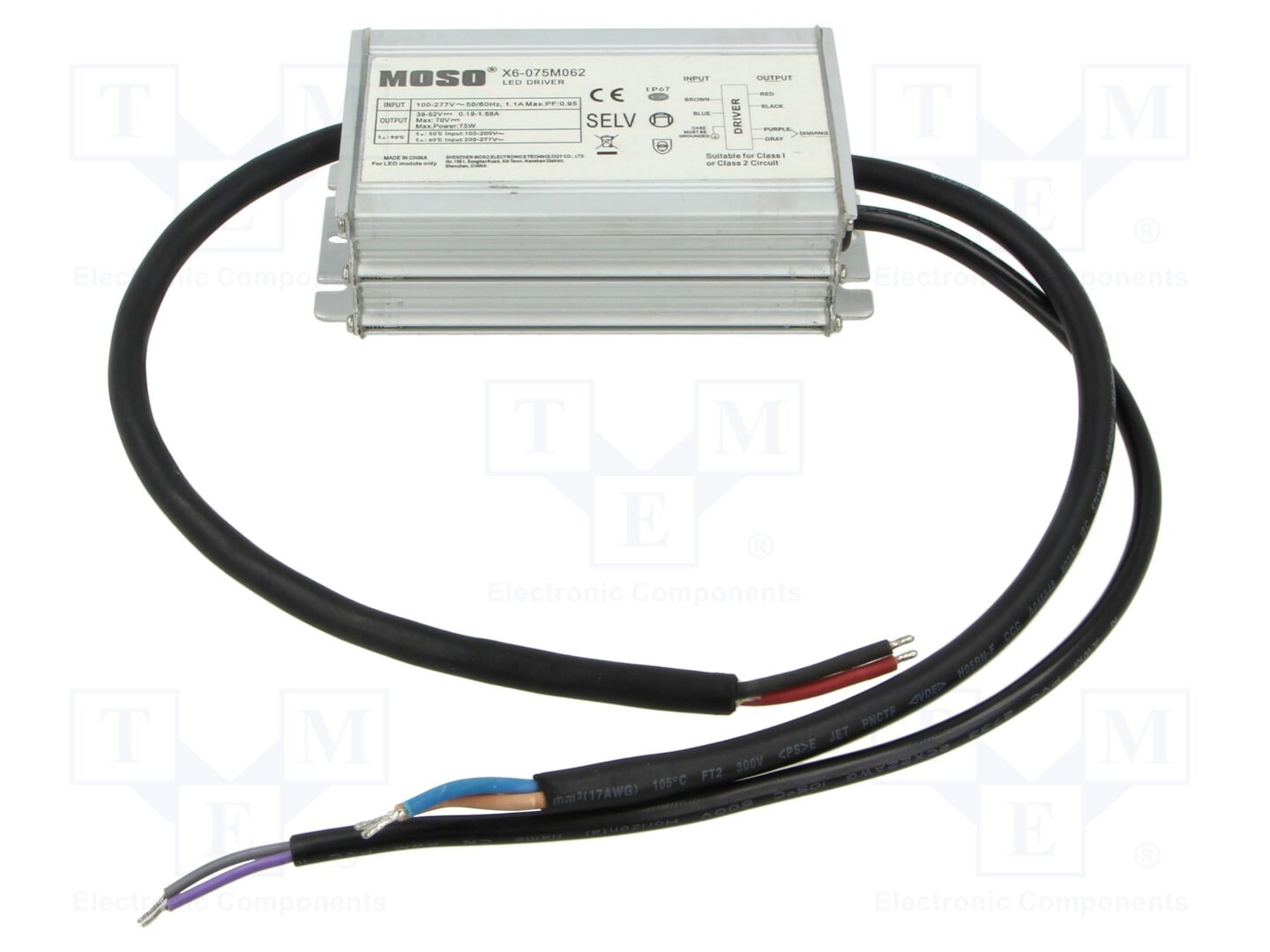 MOSO X6-075M062 LED-teholähde 75W