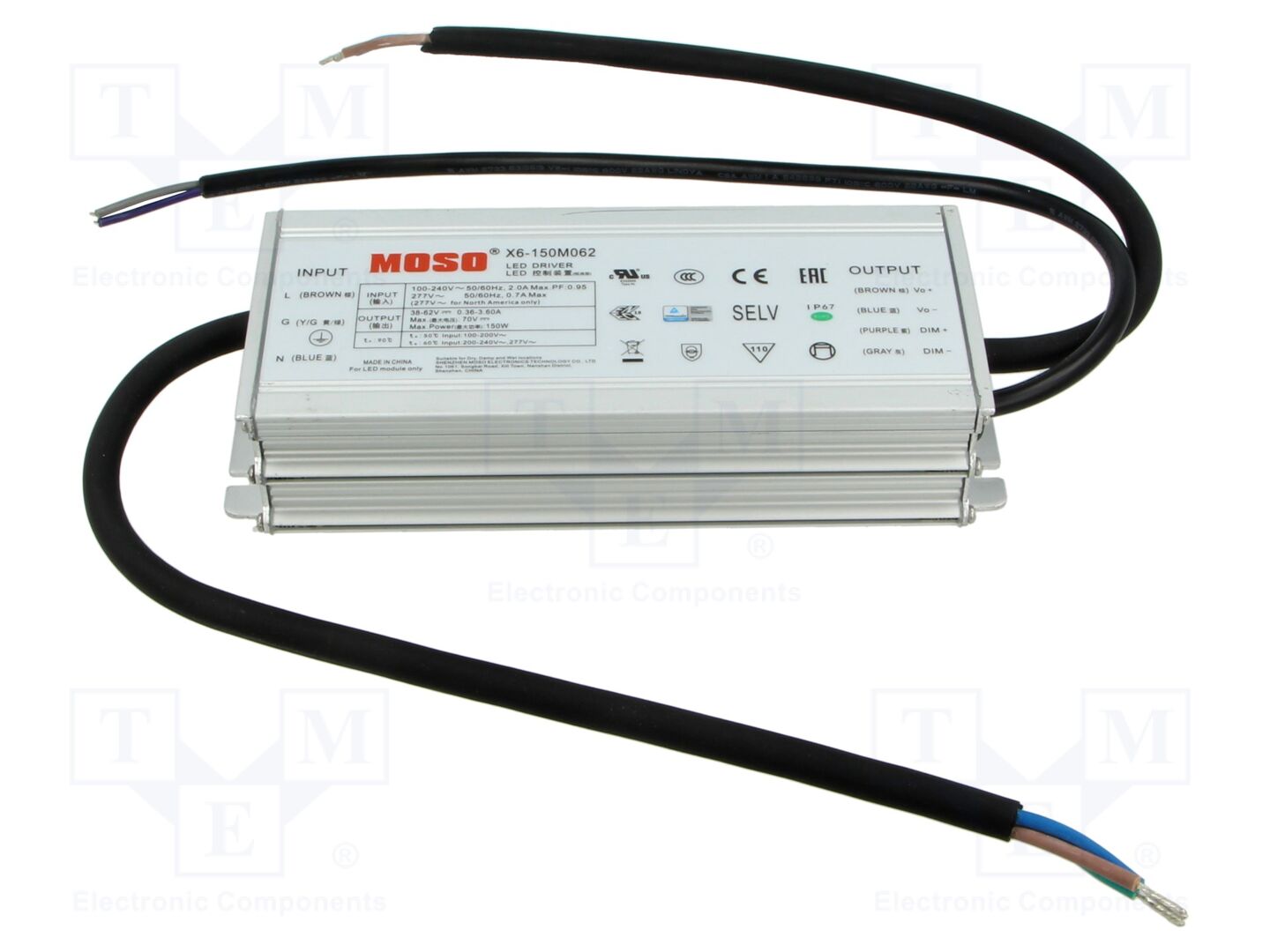 MOSO X6-150M062 LED-teholähde 150W