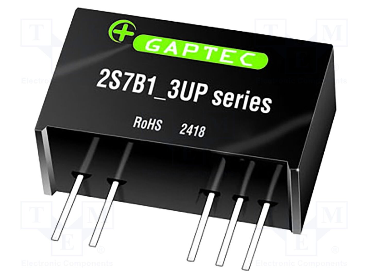 GAPTEC Electronic 2S7B1-1205S3UP DC/DC-muunnin 2W, 12V/5V