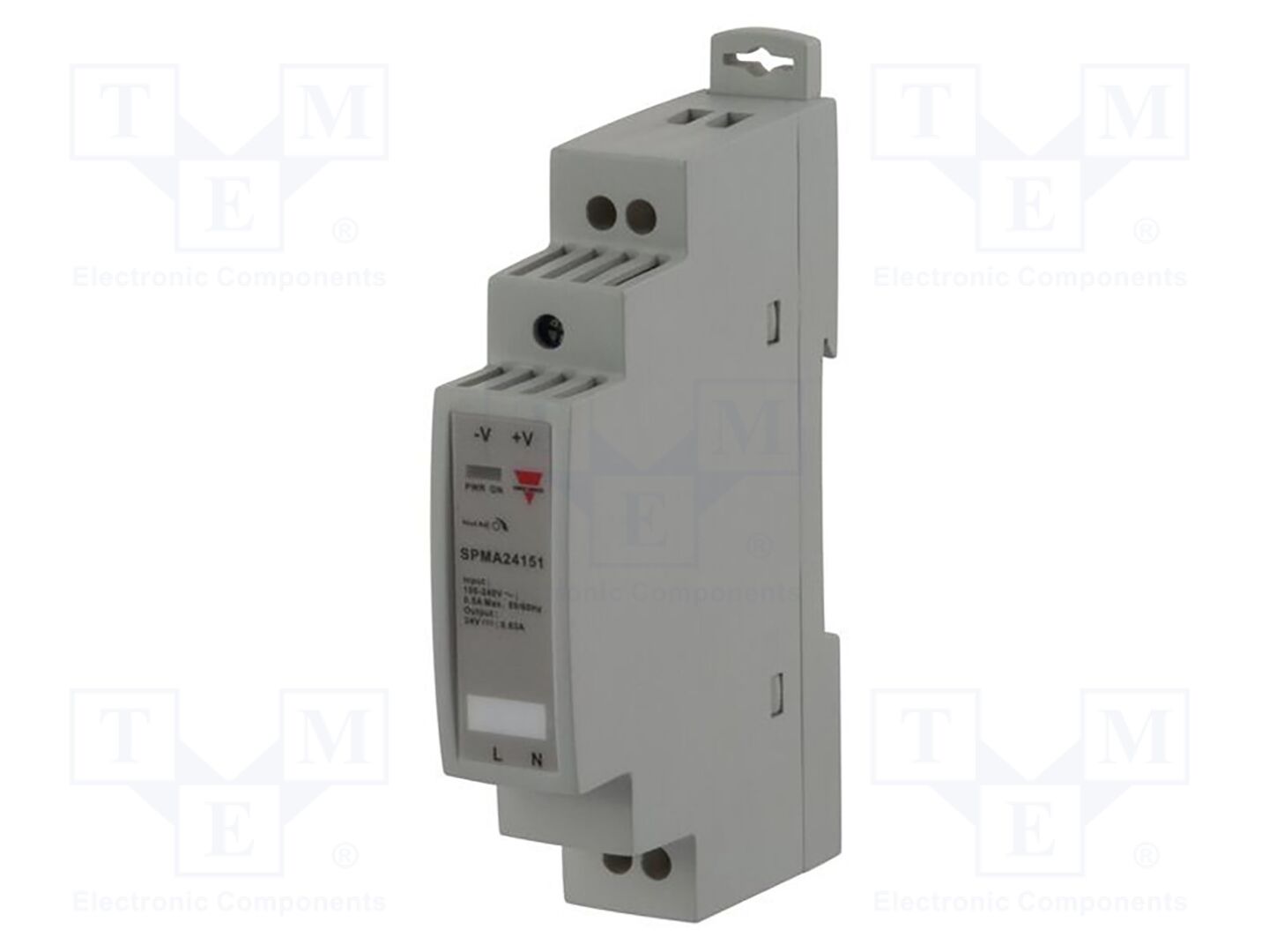 CARLO GAVAZZI SPMA24151 DIN-kiskoon asennettava kytkentäsähköinen virtalähde 24V 630mA