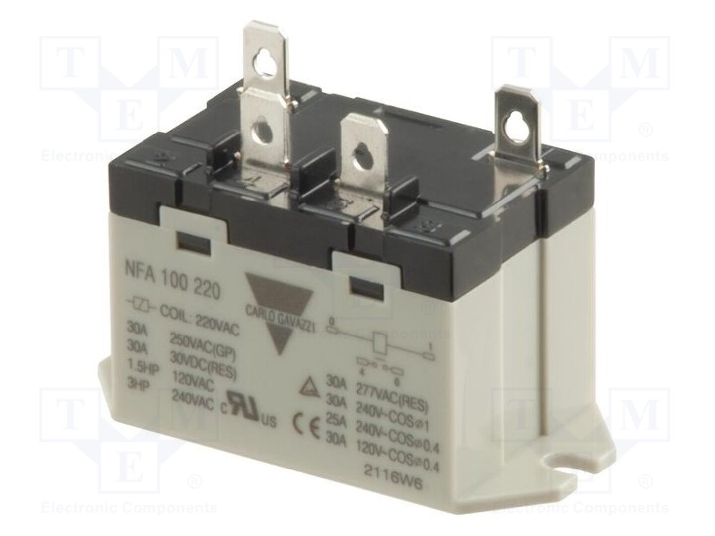 CARLO GAVAZZI NFA200120 Sähkömagneettinen rele 120VAC