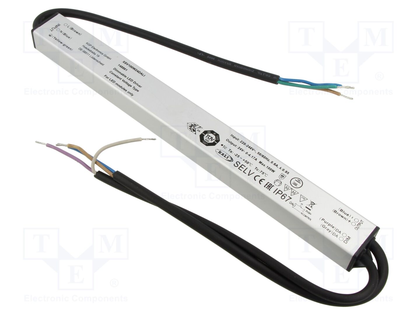 KGP ELECTRONICS XSV100W24CG-DALI LED-virtalähde 100W 24VDC