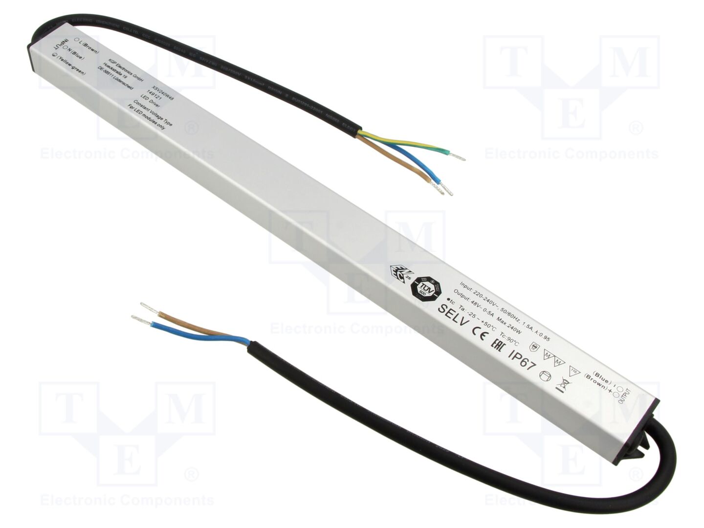 KGP ELECTRONICS XSV240W48CG LED-verkkolaite 240W 48VDC
