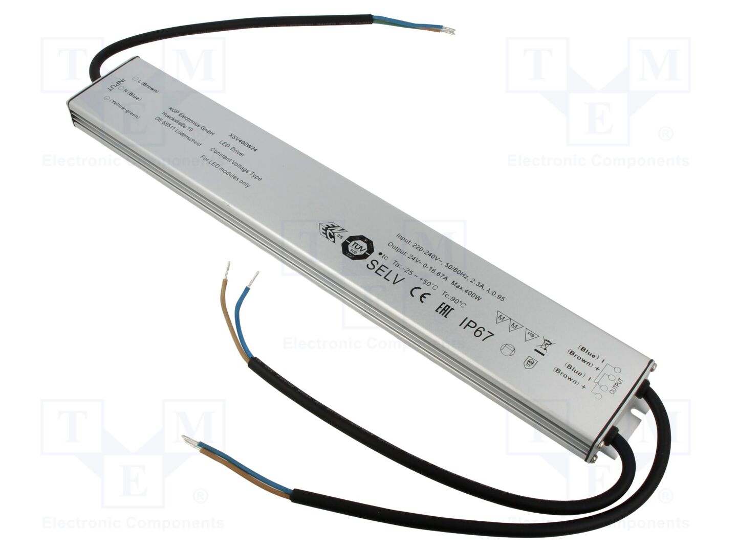 KGP ELECTRONICS XSV400W24CG LED-verkkolaite 400W 24VDC