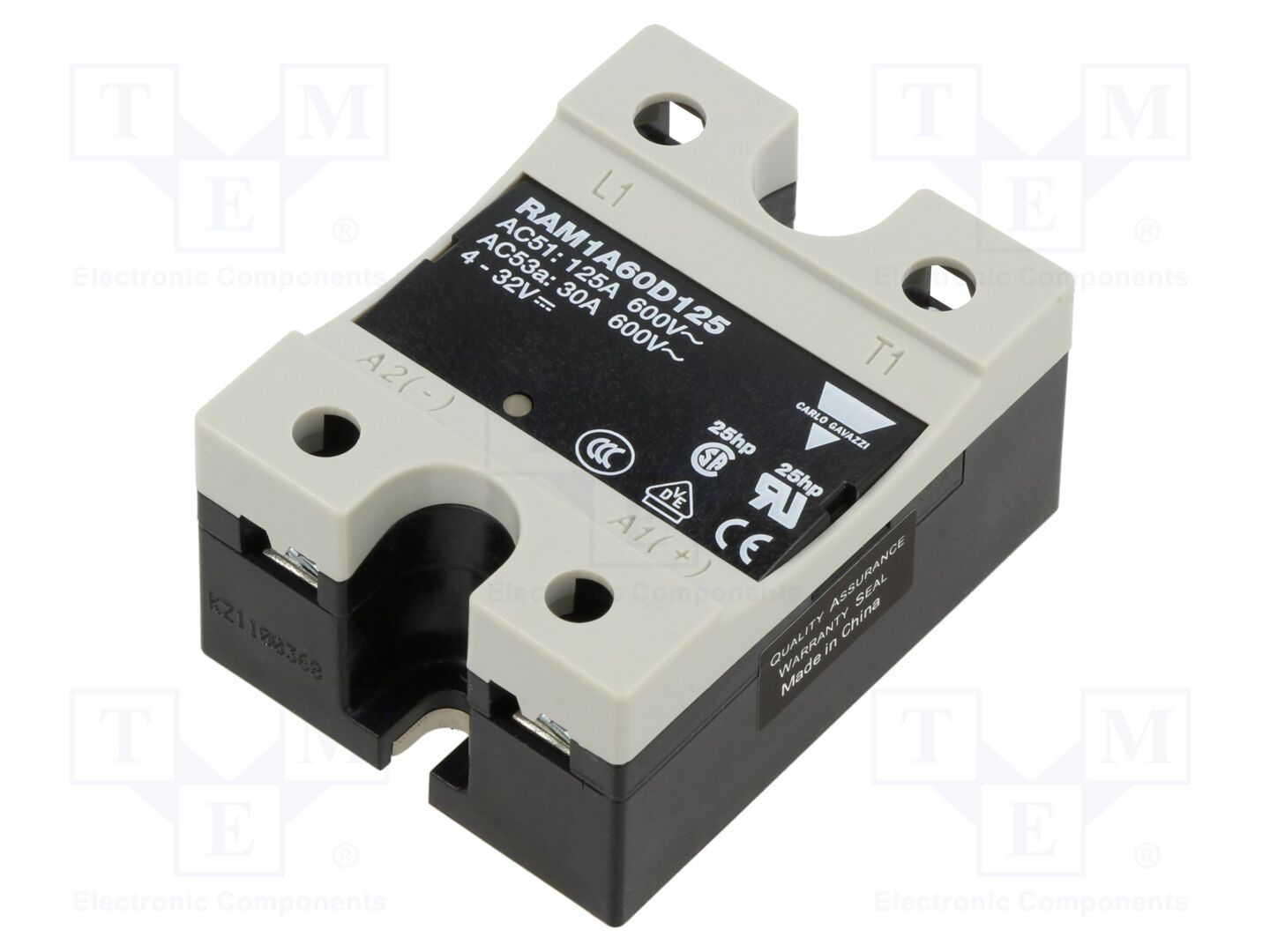 CARLO GAVAZZI RAM1A60D125 Puolijohderele 125A