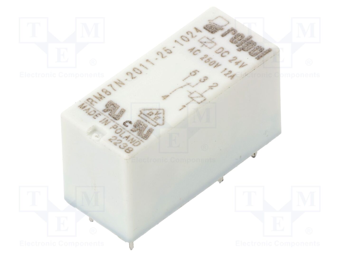 RELPOL RM87N-2011-25-1024 Sähkömagneettinen rele 24VDC
