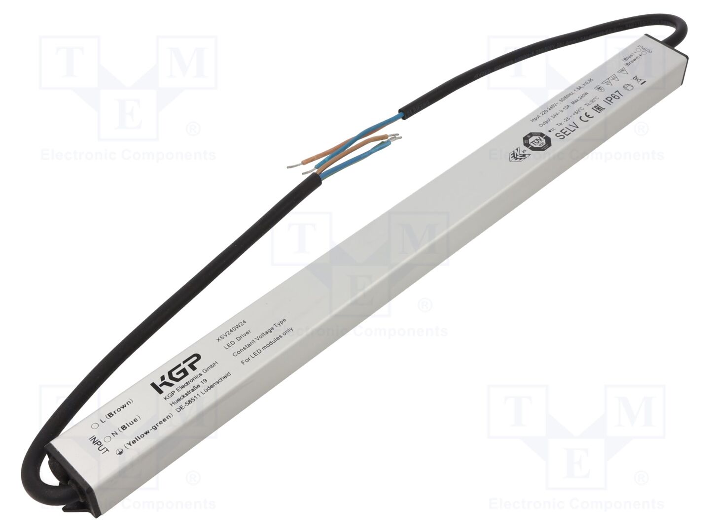 KGP ELECTRONICS XSV240W24CG LED-verkkolaite 240W 24VDC