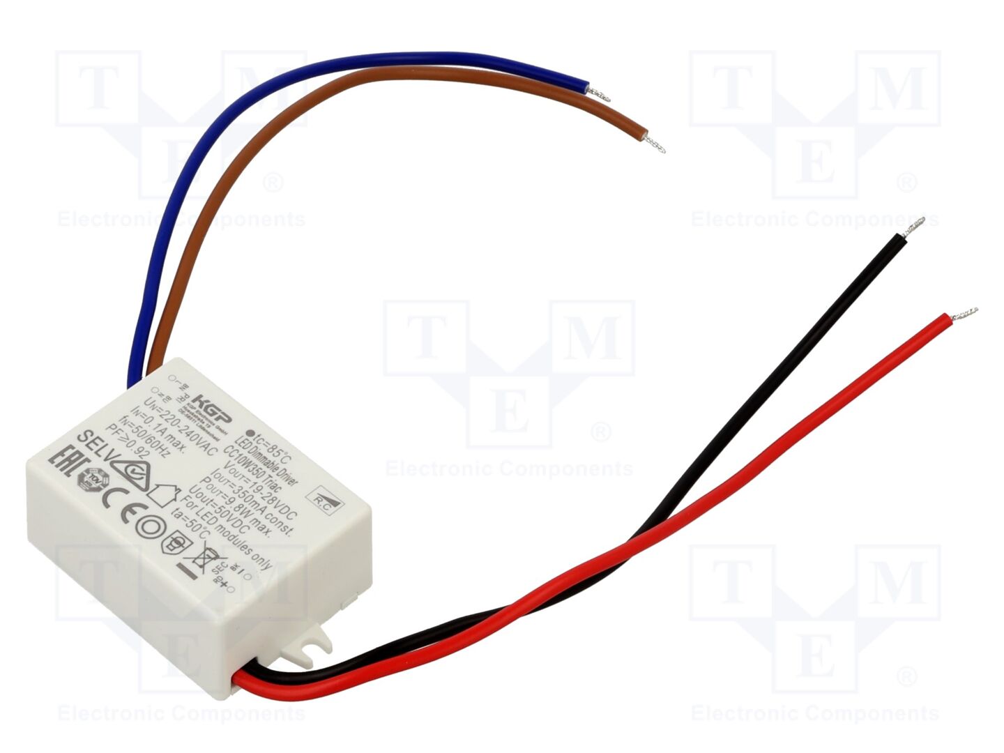 KGP ELECTRONICS CC10W350-TRIAC LED-virtalähde 10W