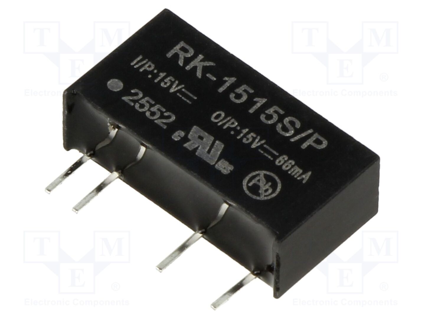 RECOM RK-1515S/P DC/DC-muunnin 1W, 15V