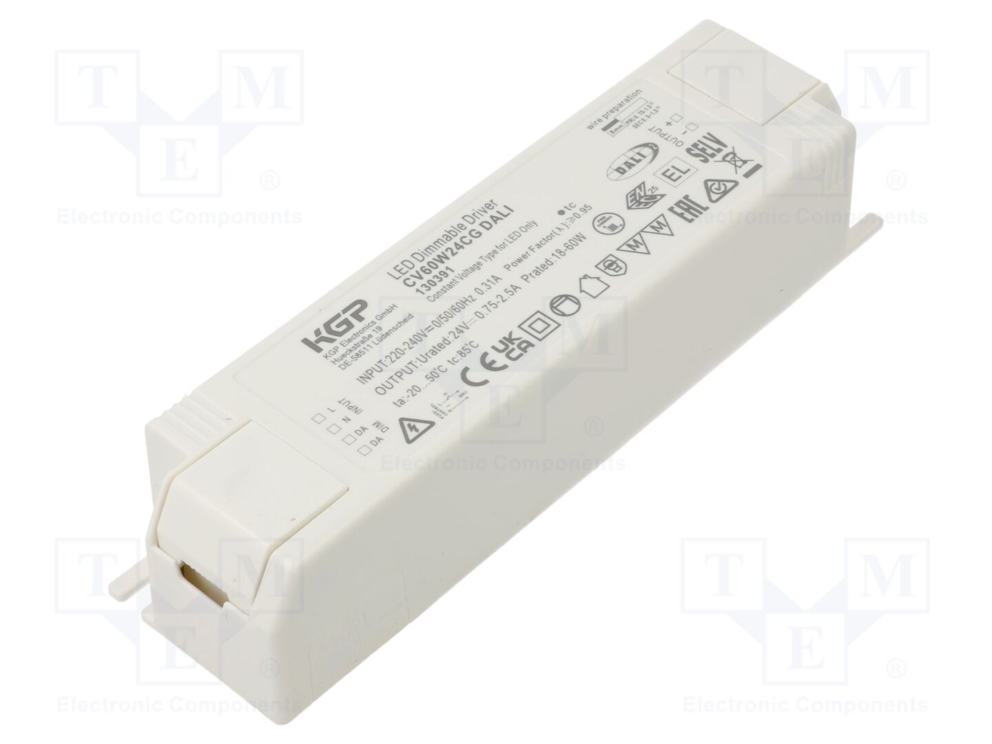 KGP ELECTRONICS CV60W24CG-DALI LED-teholähde 60W 24VDC