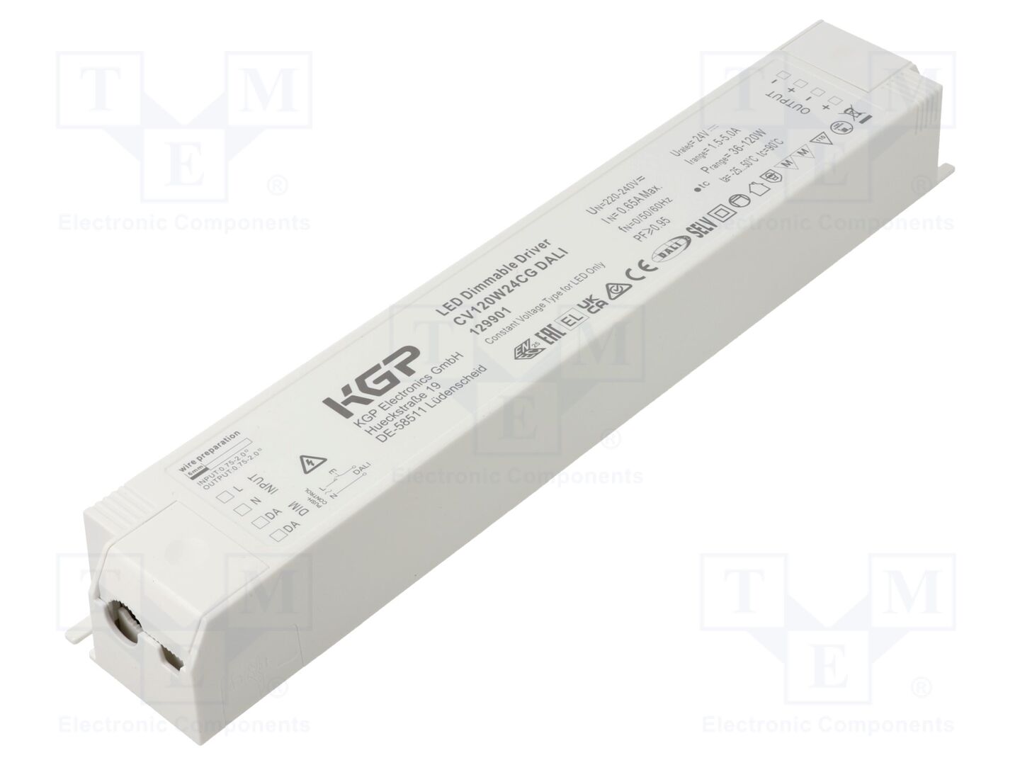 KGP ELECTRONICS CV120W24CG-DALI LED-teholähde 120W