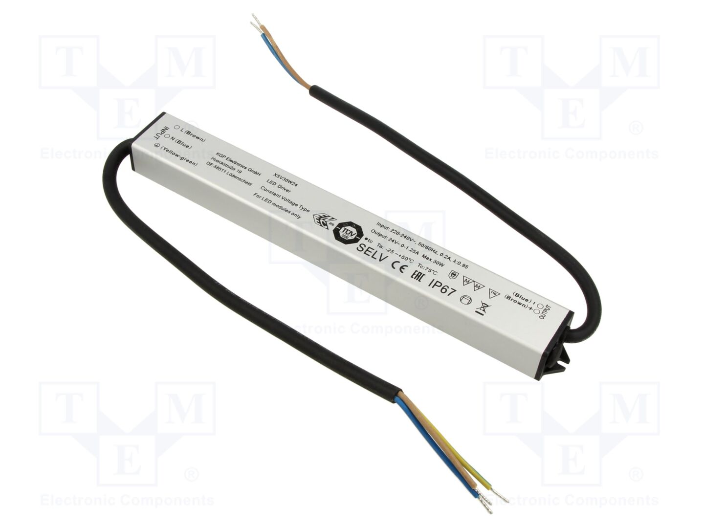 KGP ELECTRONICS CV250W24CG-1 LED-virtalähde 250W 24VDC