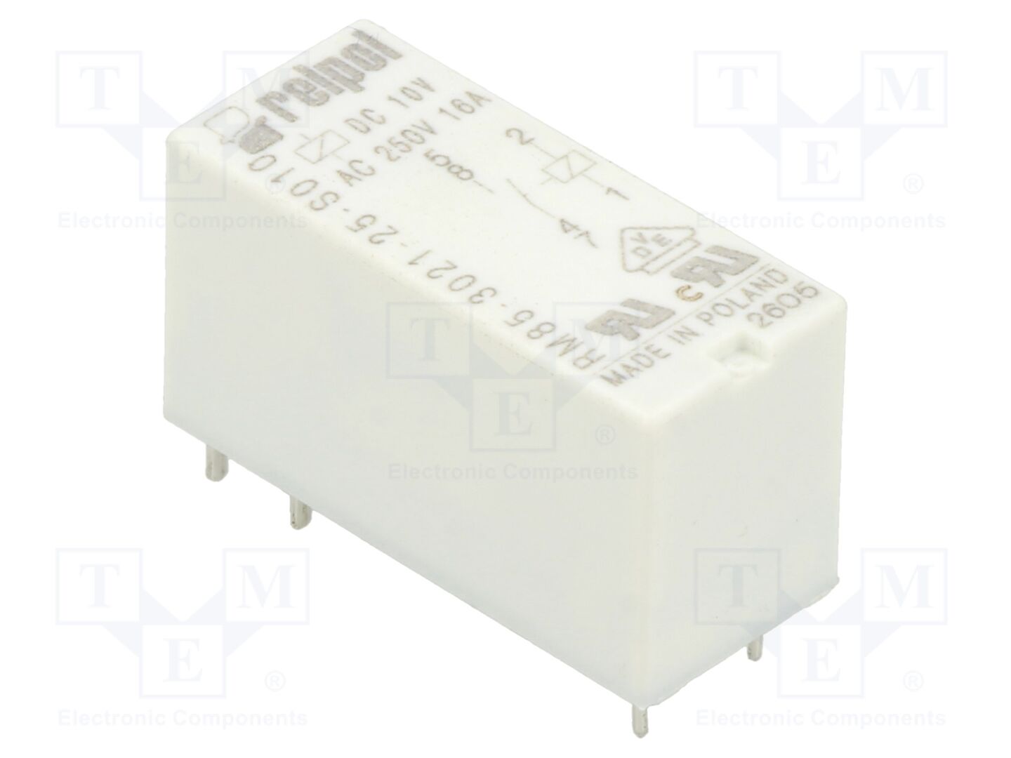 RELPOL RM85-3021-25-S010 Sähkömagneettinen rele 10VDC