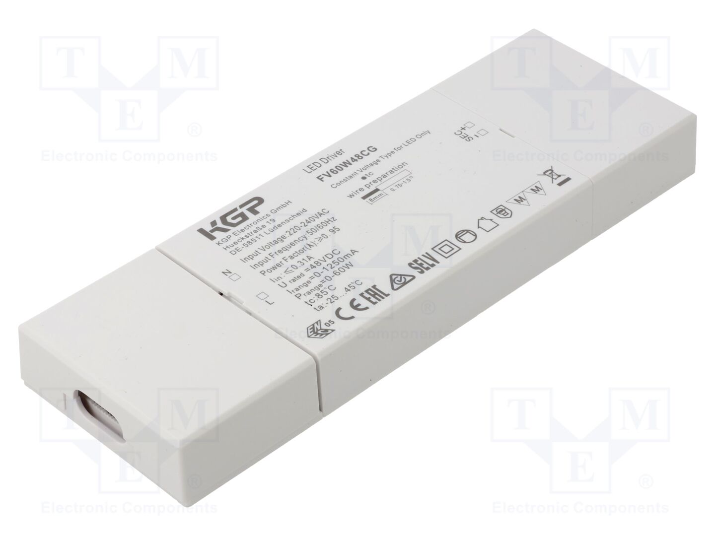 KGP ELECTRONICS FV60W48CG LED-teholähde 60W 48V