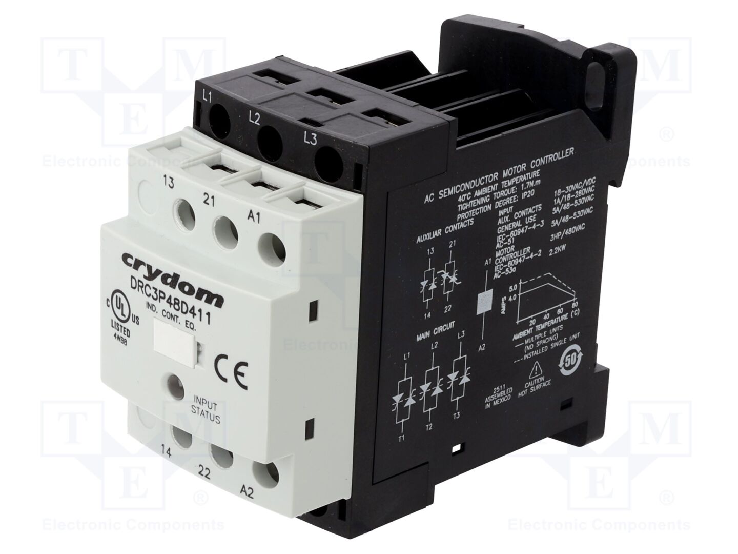 SENSATA / CRYDOM DRC3P48D411 Solid State Relay 4.8A