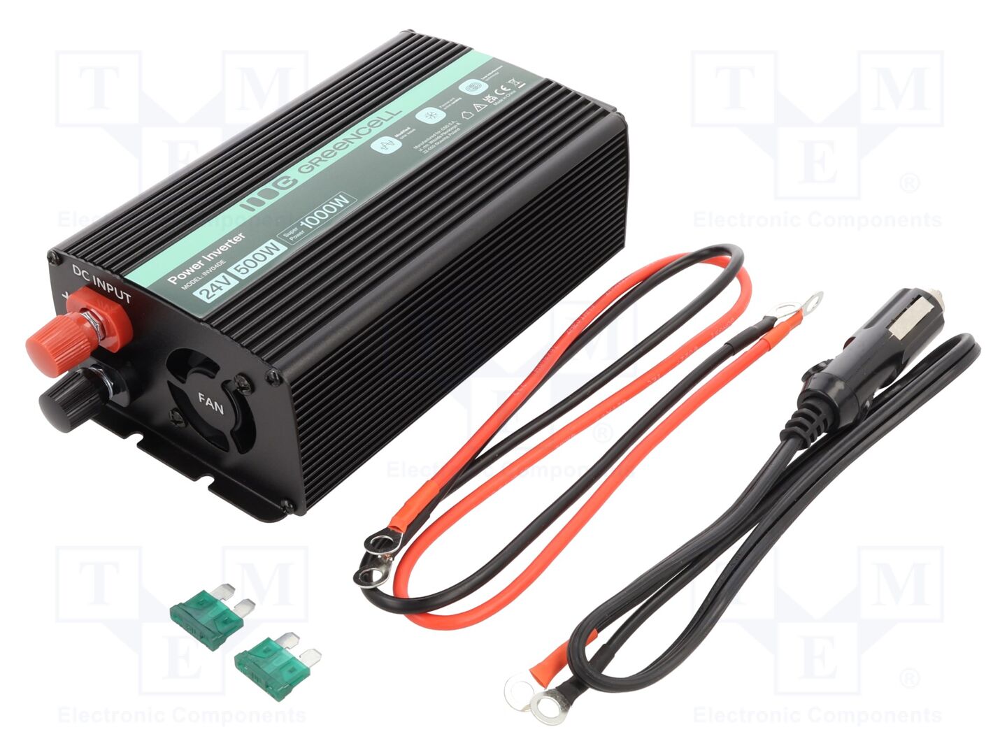 GREEN CELL GC-INV04DE DC/AC muunnin 500W 24V 230VAC