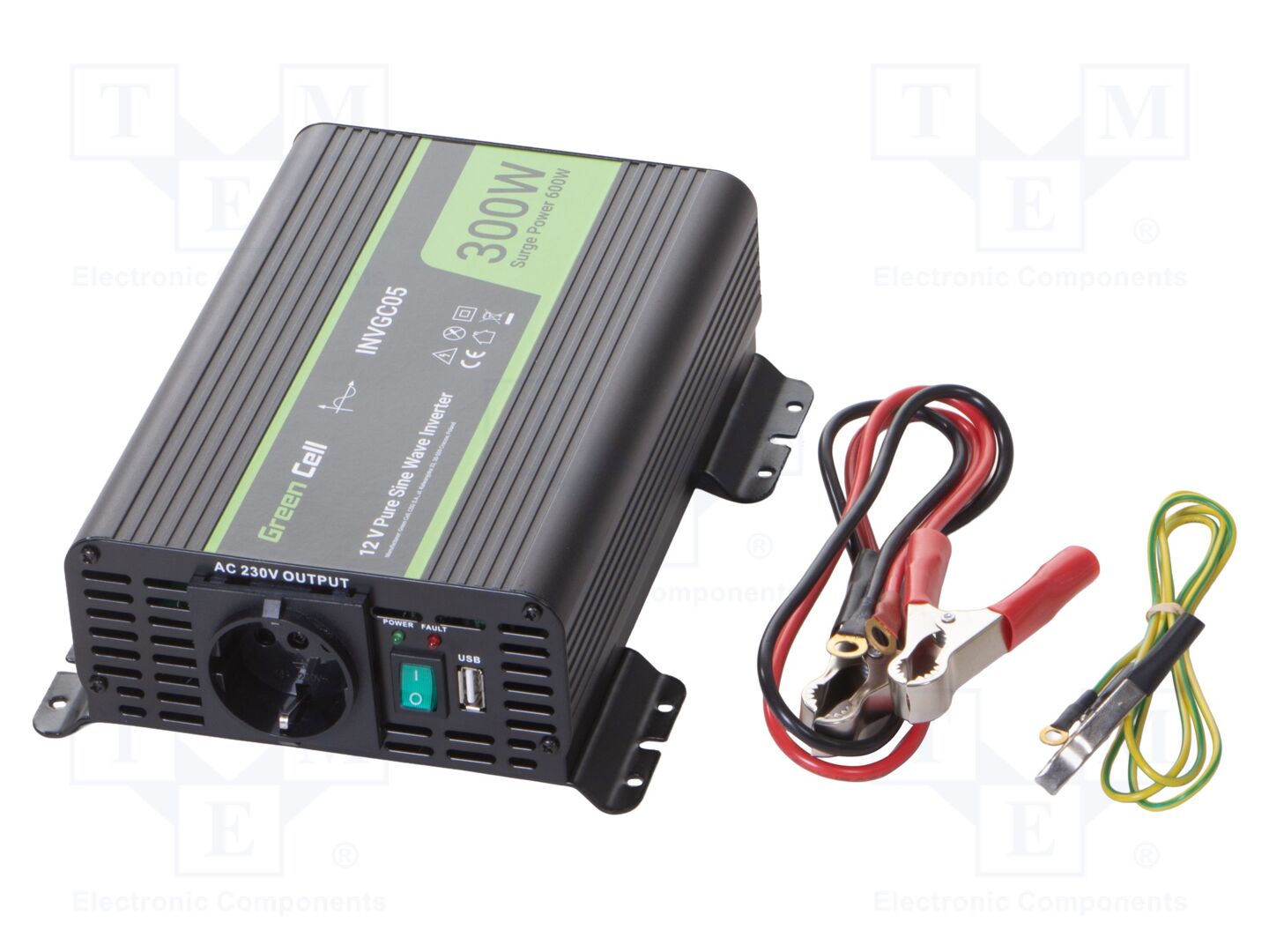 GREEN CELL INVGC05 DC/AC muunnin 300W 12V