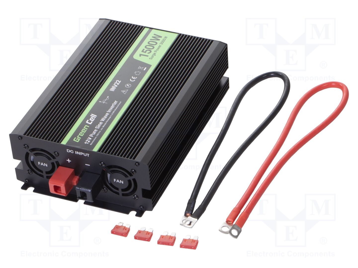 GREEN CELL INV22 DC/AC muuntaja 1,5 kW 230 V