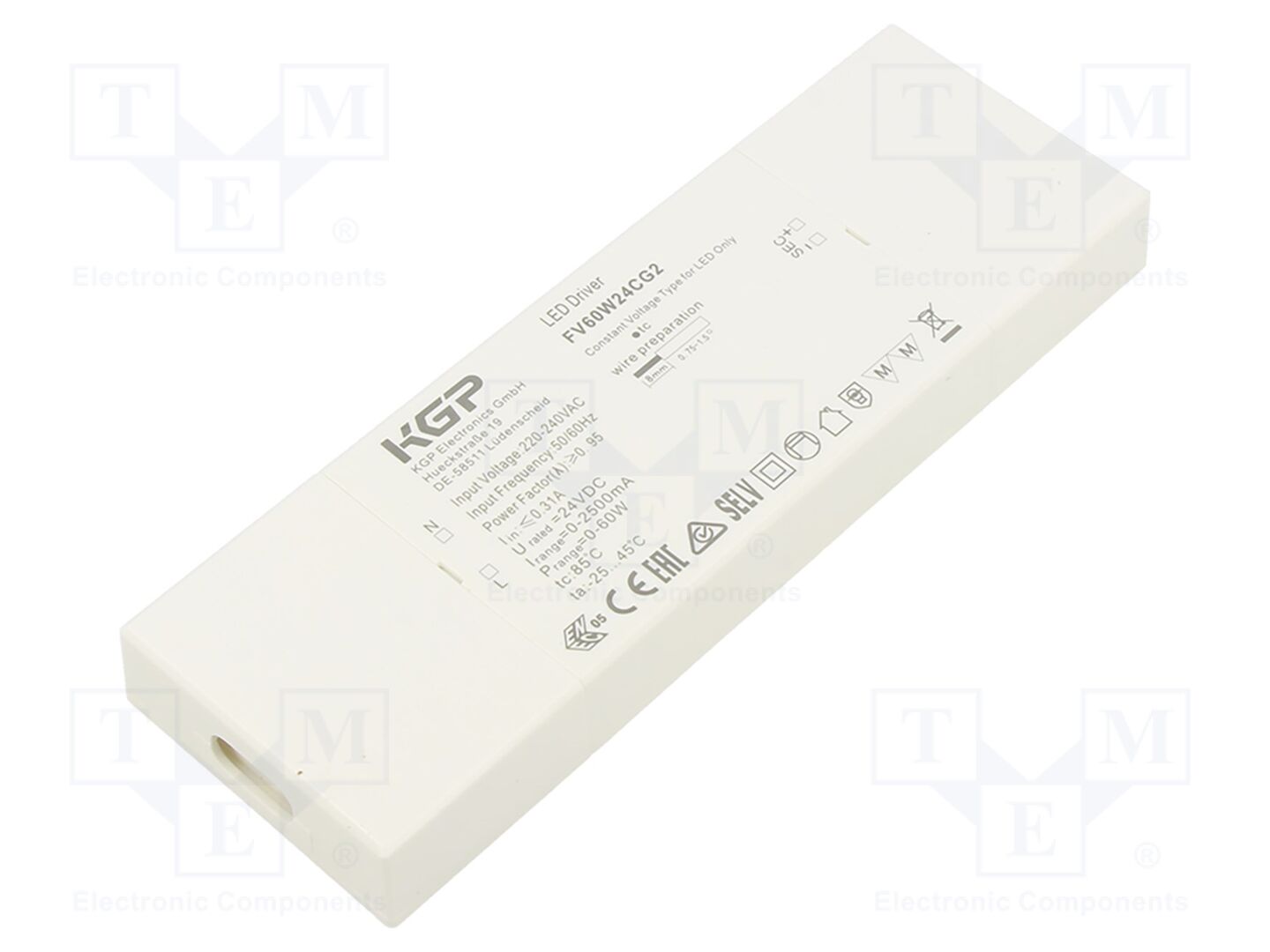 KGP ELECTRONICS FV60W24CG2 LED-verkkolaite 60W 24VDC