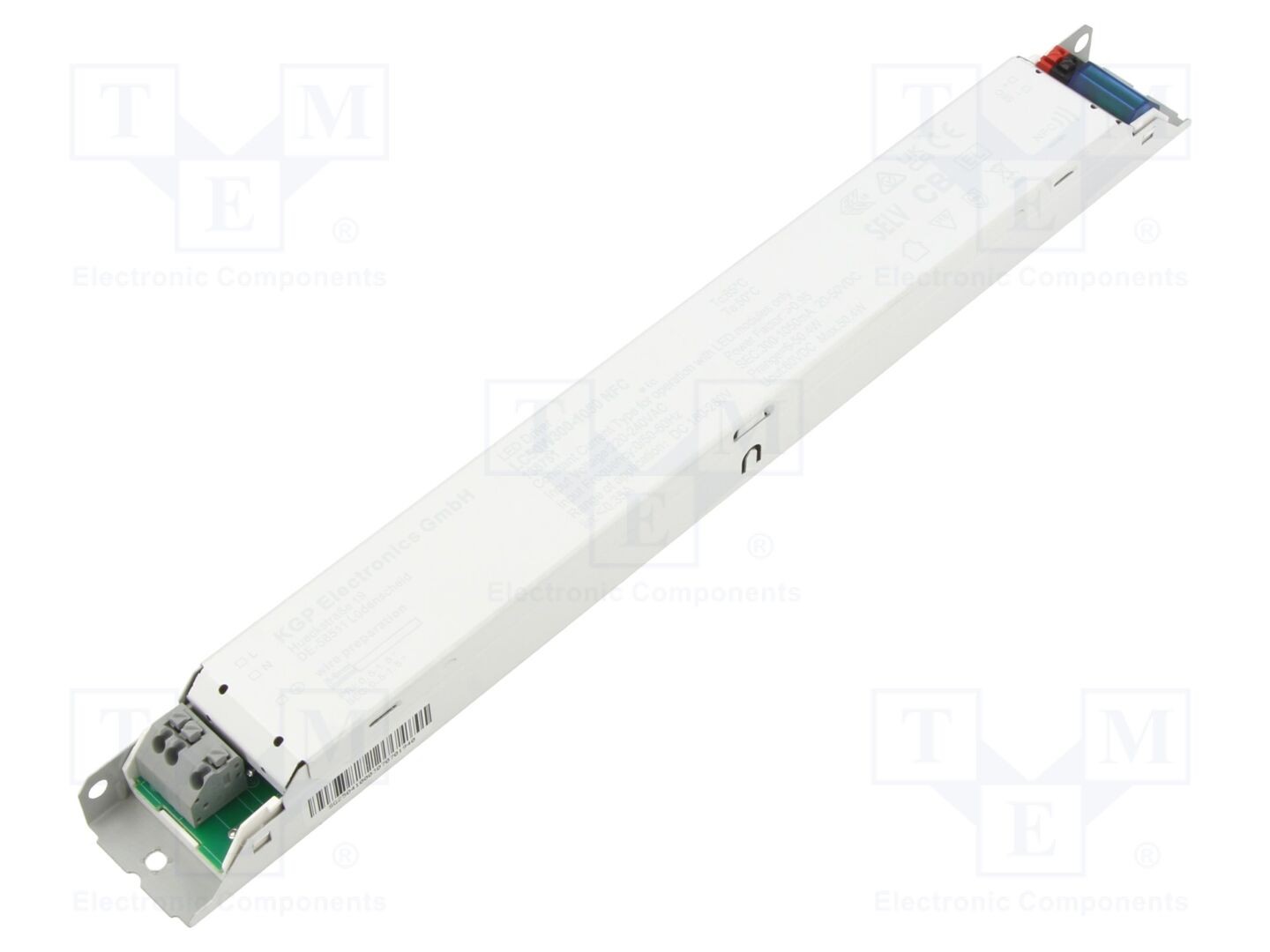 KGP ELECTRONICS LC50W300-1050-NFC LED-virtalähde 50W 20-50VDC 300mA-1.05A IP20