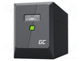 GREEN CELL UPSLP1050 UPS-laite 1050W 1,5kVA 230V
